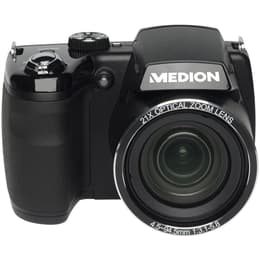 Fotocamera Bridge compatta Life X44088 - Nero + Medion 21x Optical Zoom Lens f/3.1-5.8