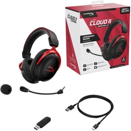 Cuffie gaming wireless con microfono Hyperx Cloud II - Rosso/Nero