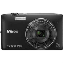 Nikon Coolpix S3500 Nero