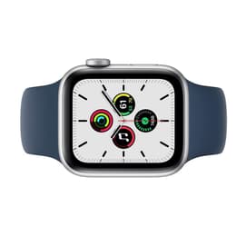 Apple Watch (Series 5) 2019 GPS 44 mm - Alluminio Argento - Sport loop Blu