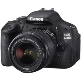 Reflex - Canon EOS 600D Nero + Obiettivo Canon EF-S 18-55mm f/3.5-5.6 III