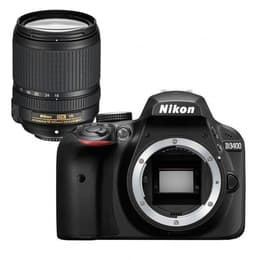 Reflex Nikon D3400 - Nero + Nikon AF-S DX Nikkor 18-140 mm f/3.5-5.6 G ED VR f/3.5-5.6G