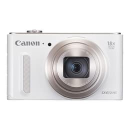 Fotocamera compatta Canon PowerShot SX610HS - Bianco / Oro