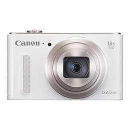 Macchina fotografica compatta PowerShot SX610 HS - Bianco + Canon Canon Zoom lens 18x IS 25–450 mm f/3.8–6.9