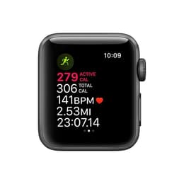 Apple Watch (Series 3) 2017 GPS 42 mm - Alluminio Grigio Siderale - Cinturino Sport Nero
