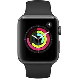 Apple Watch (Series 3) 2017 GPS 42 mm - Alluminio Grigio Siderale - Cinturino Sport Nero