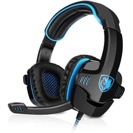 Cuffie gaming a filo con microfono Sades SA-901 - Nero/Blu