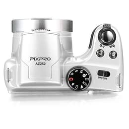 Fotocamera Bridge compatta PixPro AZ252 - Bianco + Kodak PixPro Aspheric HD Zoom Lens 24-600mm f/3.7-6.2 f/3.7-6.2