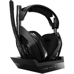 Cuffie riduzione del rumore gaming wireless con microfono Astro A50 PS4/PS5/PC + Station - Nero