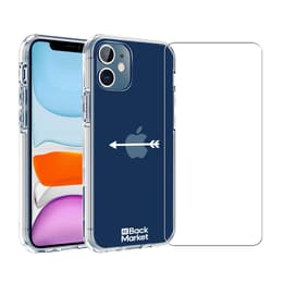 Back Market Cover iPhone 12 mini e shermo protettivo - 60% Plastica riciclata - Trasparente