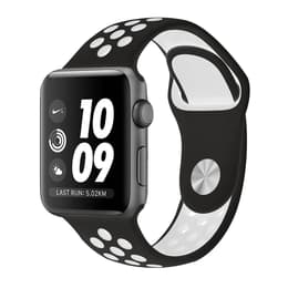 Apple Watch (Series 3) 2017 GPS 42 mm - Alluminio Grigio Siderale - Sport Nike Nero/Bianco