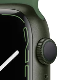 Apple Watch (Series 7) 2021 GPS + Cellular 45 mm - Alluminio Verde - Cinturino Sport Verde