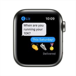 Apple Watch Series 7 (2021) - (cinturino non incluso) - GPS + Cellular 41 mm - Grafite Acciaio inossidabile