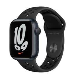 Apple Watch Series 7 (2021) GPS 41 mm - Alluminio Mezzanotte - Cinturino Nike Sport Nero