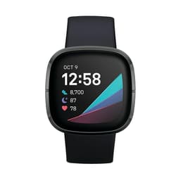 Smart Watch Cardio­frequenzimetro GPS Fitbit Sense - Nero