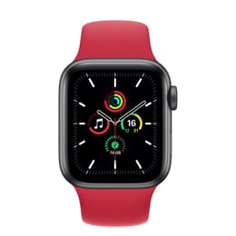 Apple Watch (Series SE) 2020 GPS 40 mm - Alluminio Grigio Siderale - Cinturino Sport Rosso