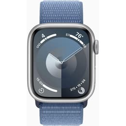 Apple Watch Series 9 (2023) GPS 41 mm - Alluminio Argento - Sport loop Blu
