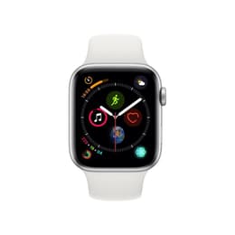 Apple Watch (Series 4) 2018 GPS 40 mm - Alluminio Argento - Cinturino Sport Bianco