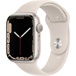 Apple Watch (Series 7) 2021 GPS 45 mm - Alluminio Oro - Cinturino Sport Galassia