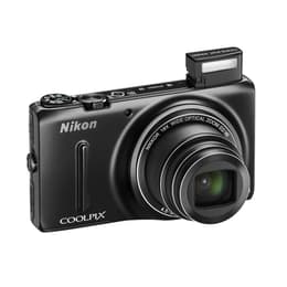 Macchina fotografica compatta Coolpix S9400 - Nero + Nikon Nikkor 18X Wide Optical Zoom ED VR 25-450mm f/3.4-6.3 f/3.4-6.3
