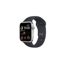 Apple Watch (Series SE) 2022 GPS 44 mm - Alluminio Argento - Cinturino Sport Nero
