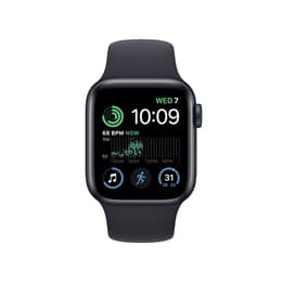Apple Watch Series SE 2 (2022) GPS 44 mm - Alluminio Argento - Cinturino Sport Nero