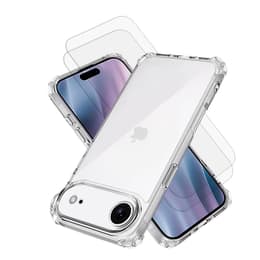 Cover iPhone Air e 2 schermi di protezione - TPU - Trasparente