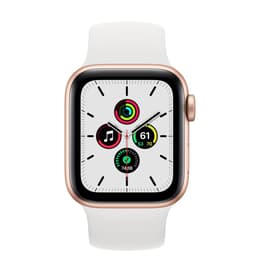 Apple Watch (Series 6) 2020 GPS + Cellular 40 mm - Alluminio Oro - Cinturino Sport Bianco