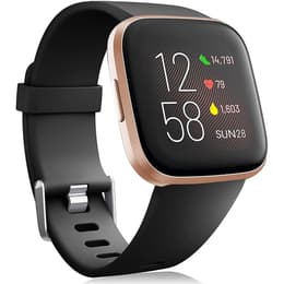 Smart Watch Fitbit Cardio­frequenzimetro Versa 2 - Nero/Rosa