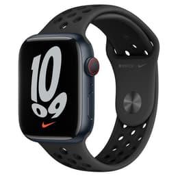 Apple Watch (Series 7) 2021 GPS + Cellular 45 mm - Alluminio Nero - Nero