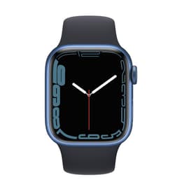 Apple Watch (Series 7) 2021 GPS + Cellular 41 mm - Alluminio Blu - Cinturino Sport Blu