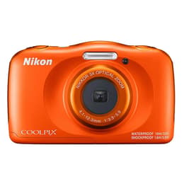 Macchina fotografica compatta Coolpix W150 - Arancione + Nikon Nikkor Optical Zoom 30-90 mm f/3.3-5.9 f/3.3-5.9
