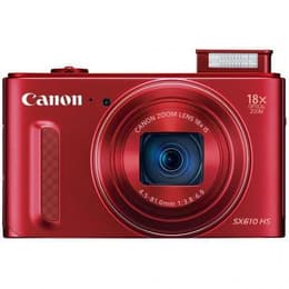 Macchina fotografica compatta PowerShot SX610 HS - Rosso + Canon Zoom Lens 18X IS 25-450mm f/3.8-6.9 f/3.8-6.9