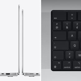 MacBook Pro 14" (2021) - Apple M1 Max con CPU 10-core e GPU 32-Core - 64GB RAM - SSD 2000GB - AZERTY - Francese