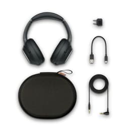Cuffie riduzione del rumore wired + wireless con microfono Sony WH-1000XM3 - Nero