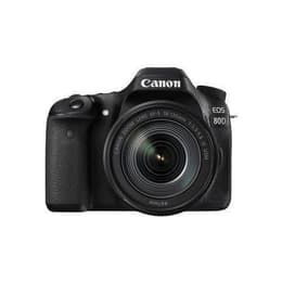 Reflex - Canon EOS 80D - Black + Canon Lens 18-135mmf / 3.5-5.6 EF-S ES USM