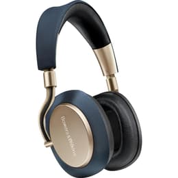 Cuffie riduzione del rumore wired + wireless con microfono Bowers & Wilkins PX - Blu/Oro