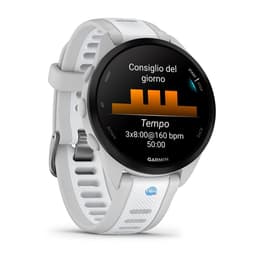 Garmin Forerunner 165 Music Bluetooth 43 mm - Grigio/Bianco