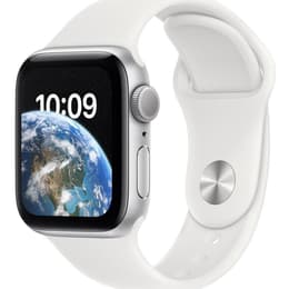Apple Watch Series SE 2 (2022) GPS 40 mm - Alluminio Argento - Cinturino Sport Bianco