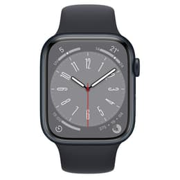 Apple Watch (Series 8) 2022 GPS + Cellular 45 mm - Alluminio Blu - Cinturino Sport Nero