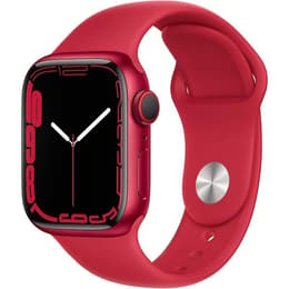 Apple Watch (Series 7) 2021 GPS + Cellular 41 mm - Alluminio Rosso - Sport loop Rosso