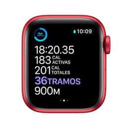 Apple Watch (Series 7) 2021 GPS + Cellular 41 mm - Alluminio Rosso - Sport loop Rosso