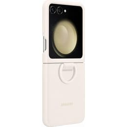Cover Samsung Galaxy Z Flip 5 - Silicone - Bianco