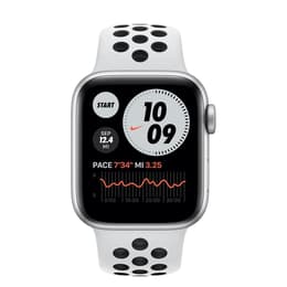 Apple Watch (Series 7) 2021 GPS + Cellular 41 mm - Alluminio Bianco - Cinturino Nike Sport Nero/Bianco