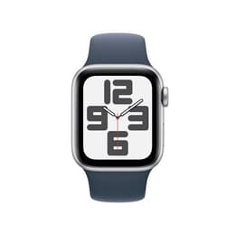 Apple Watch Series SE 2 (2022) GPS 44 mm - Alluminio Argento - Cinturino Sport Blu