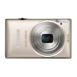 Macchina fotografica compatta IXUS 220 HS - Argento + Canon Zoom Lens 5x IS 24-120mm f/2.7-5.9 f/2.7-5.9
