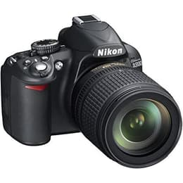 Reflex D3100 - Nero + Nikon AF-S DX Nikkor 18-105mm F3.5-5.6G ED VR f/3.5-5.6