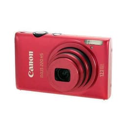 Macchina fotografica compatta IXUS 220 HS - Rosso + Canon Canon Zoom Lens x5 IS 4,3-21,5mm f/2,7-5,9 f/2,7-5,9