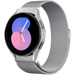Smart Watch Samsung Cardio­frequenzimetro GPS Galaxy Watch 5 - Argento