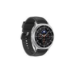 Smart Watch Samsung Cardiofrequenzimetro GPS Galaxy Watch 8 Classic 46 mm - Argento